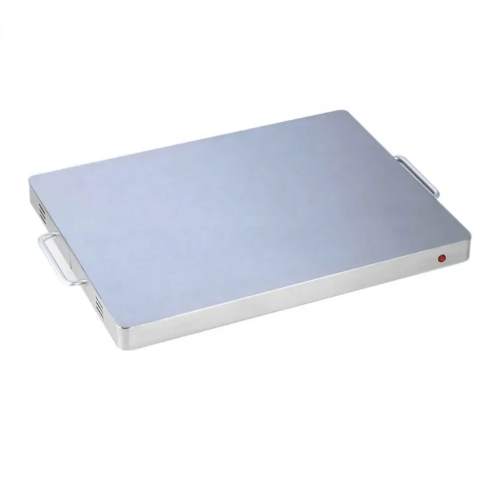 Wholesale Top Quality Standard Promotional SUS430 Stainless Steel Brushed Finished Food Warming Plate