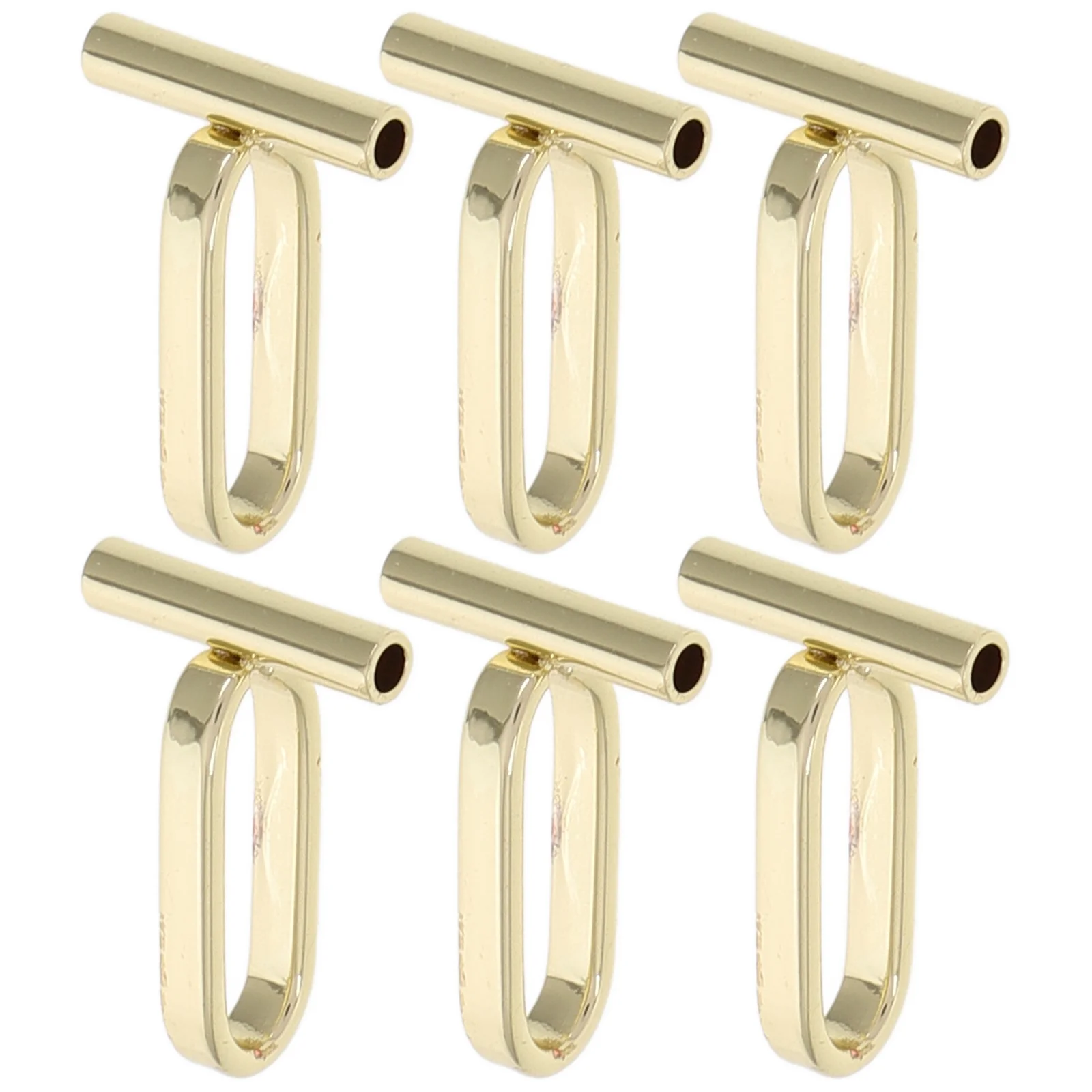 6 Pcs of The Lid Brooch Converter Mini Pin Converters for Pins Metal Pendant Golden