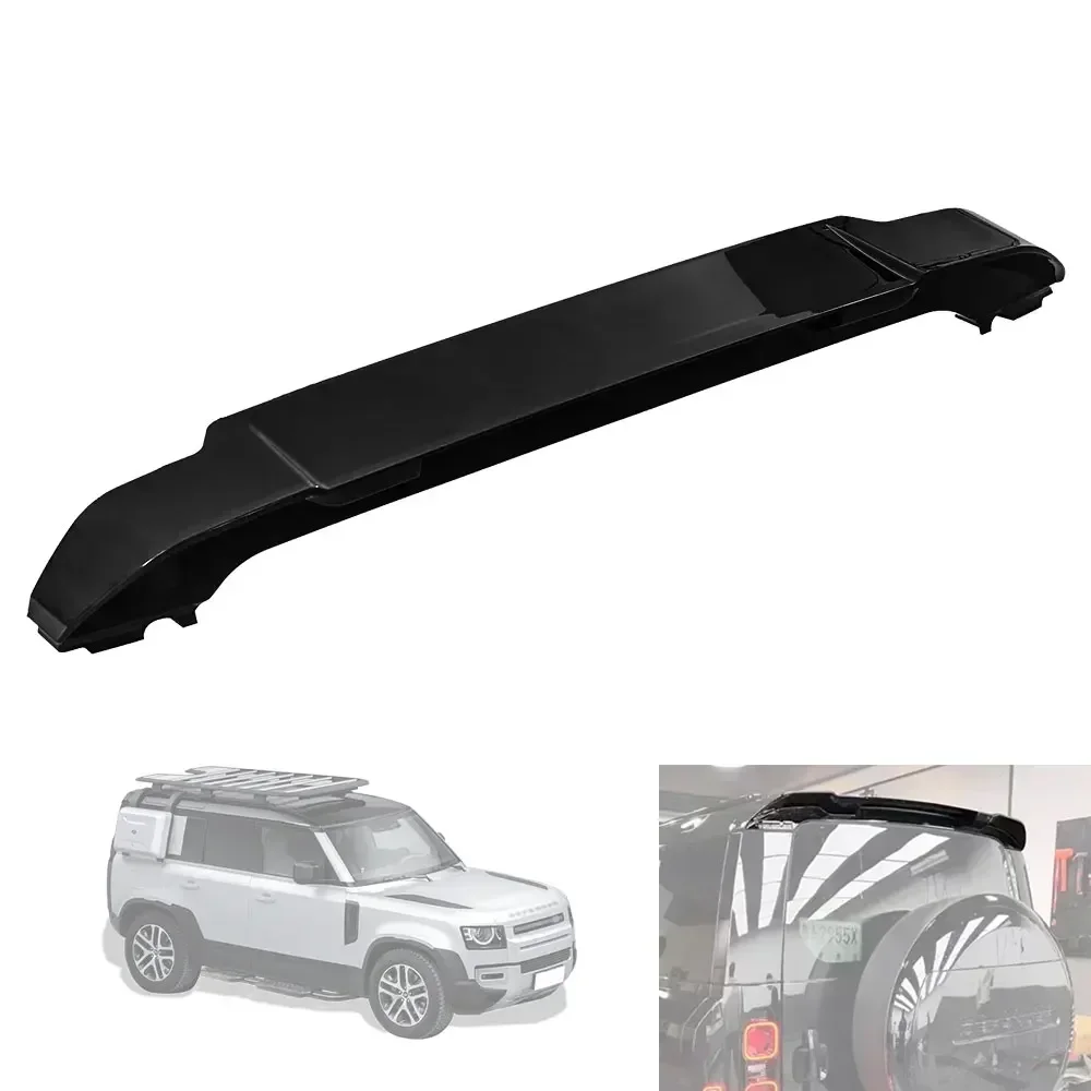 New！Replaced Rear Tail Spoiler Wing Trunk Lip Fits for Land Rover Defender 90 110 130 L851 L663 2020-2024 clip On ABS