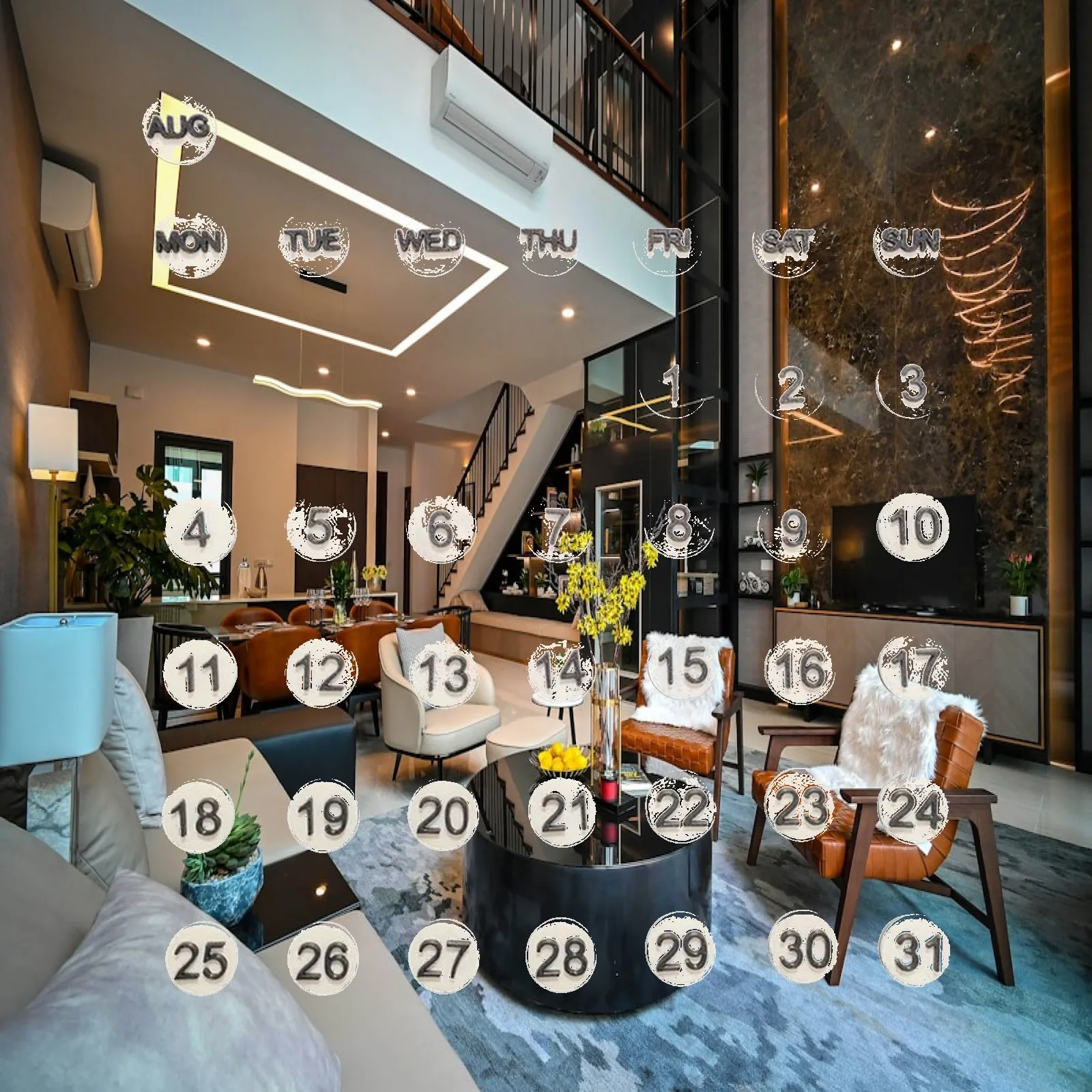 50 Pieces Fridge Calendar with Magnetized Markers Reusable Magnetized Perpetual Calendar Practical Stylish for Kitchen, Entryway