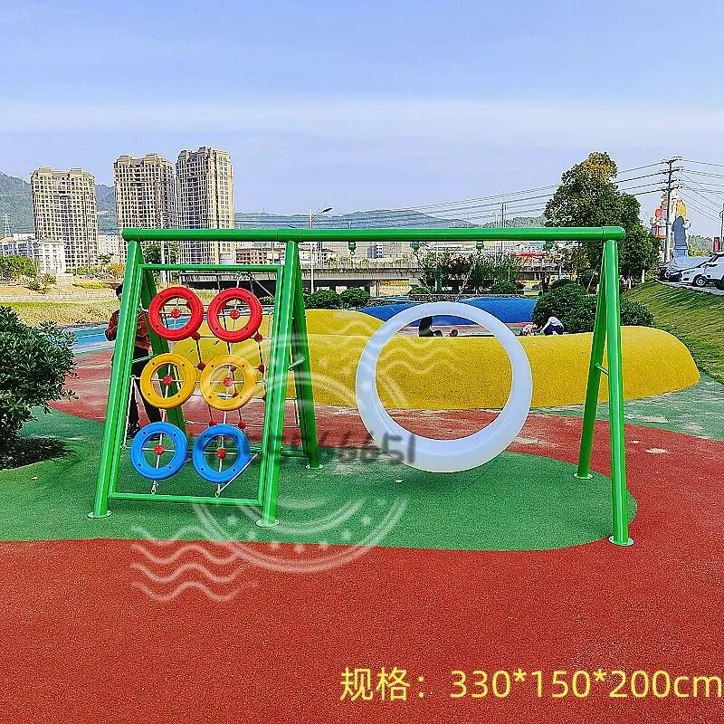 Kindergarten outdoor swing climbing frame combination indoor and outdoor children\'s physical activity swing frame sensory integr