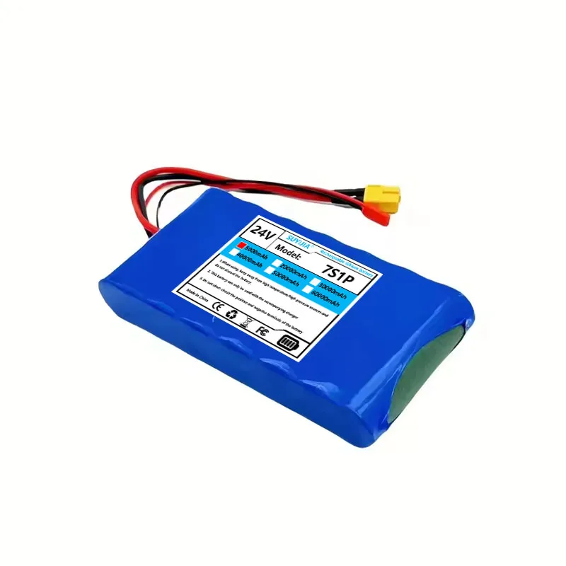 بطاريات ليثيوم أيون 24 فولت 7S1P 5000 مللي أمبير في الساعة Adaptée Aux Ventes De Scooters، Jouets Et V Felos Avec BMS Entegré Et Chargeur 29,4 V #3