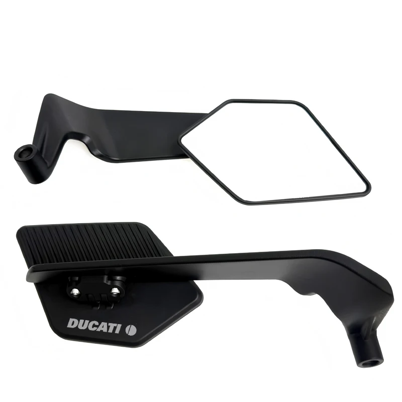 For Ducati Streetfighter V2 V4 V4S 848 Monster 950 Multistrada V2 V4 Hypermotard 698 950 Motorcycles Rotatable Rearview Mirrors