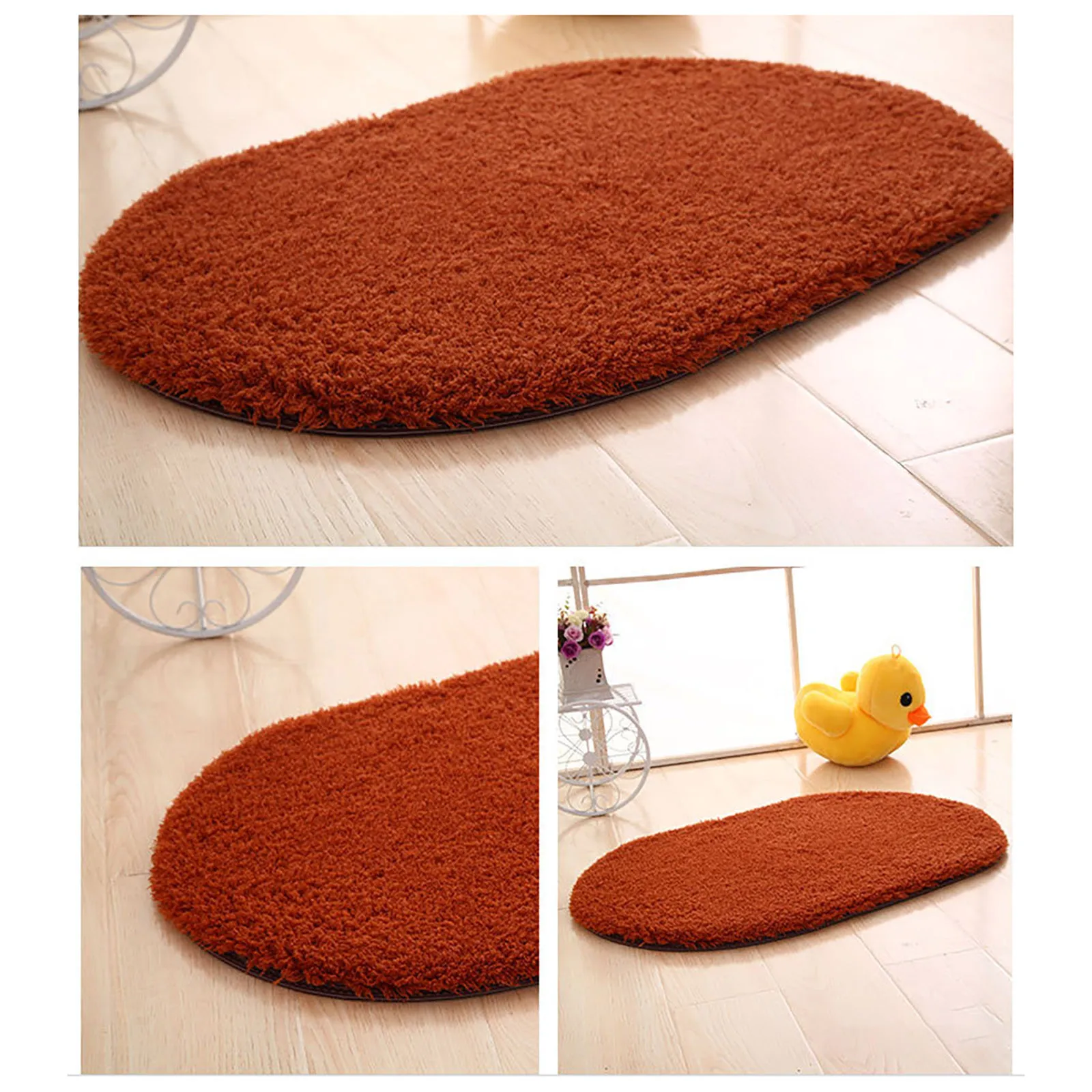 Microfiber Bathroom Anti Slip Mat Comfortable Quick Dry Bath Pad  Bathtub Room Living Room Door Stairs Bathroom Foot Floor Mats