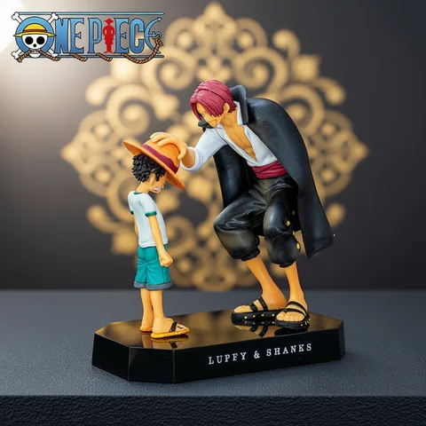 18cm One Piece Anime Figure Four Emperors Shanks Straw Hat Luffy Action Figure One Piece Sabo Ace Sanji Roronoa Zoro Figurine