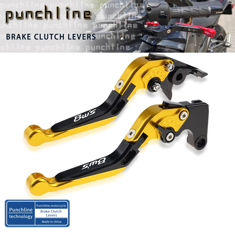 Fit BWS 125 2015-2016 Brake Levers For YAMAHA BWS R 125 Folding Extendable Clutch Handles