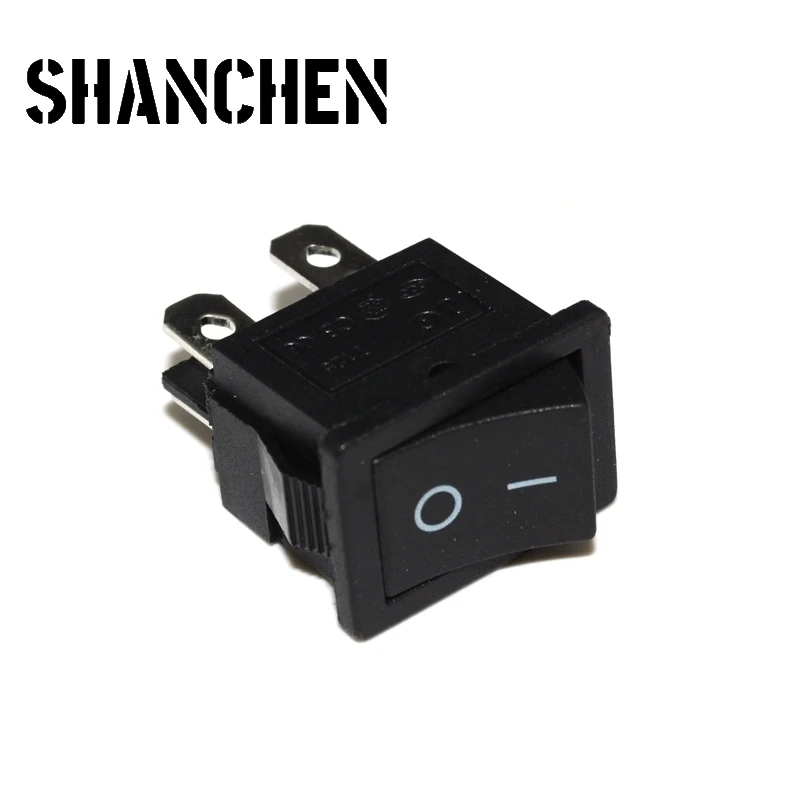 5PCS/Lot New KCD1-104 6A 250V/10A 250V LCD TV Power Switch 4 Contact Points Boat Rocker Switches Black Wholesale 21*15MM