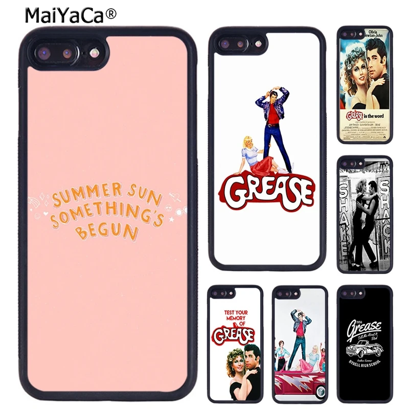 Grease Brillantine Vintage Movie Art Phone Case For iPhone 16 15 14 plus 11 12 13 Pro  XR XS Max coque Cover Shell