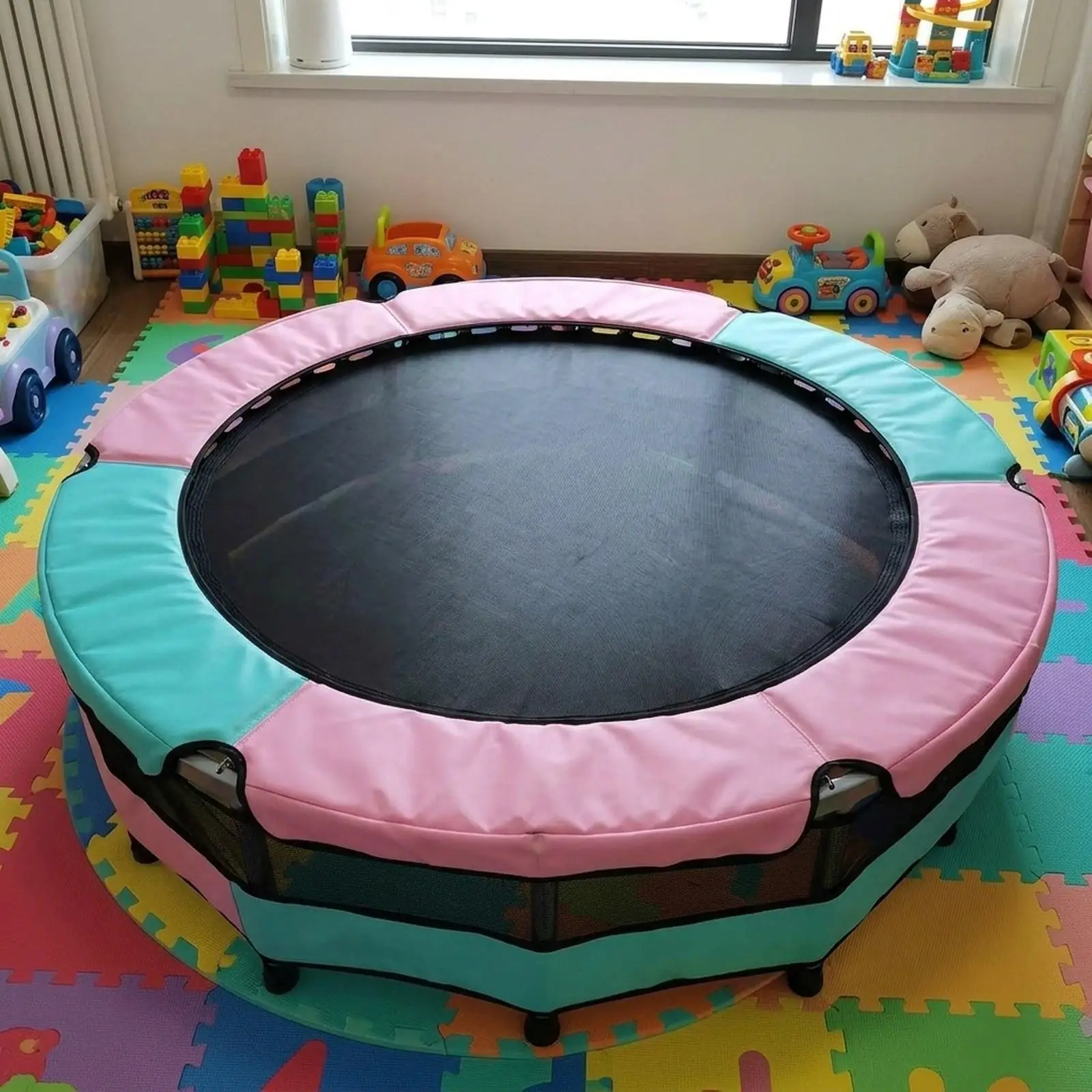 

Trampoline Edge Guard Protector Durable Oxford EPE Cover Pad Mat for Home Children Trampoline Safety