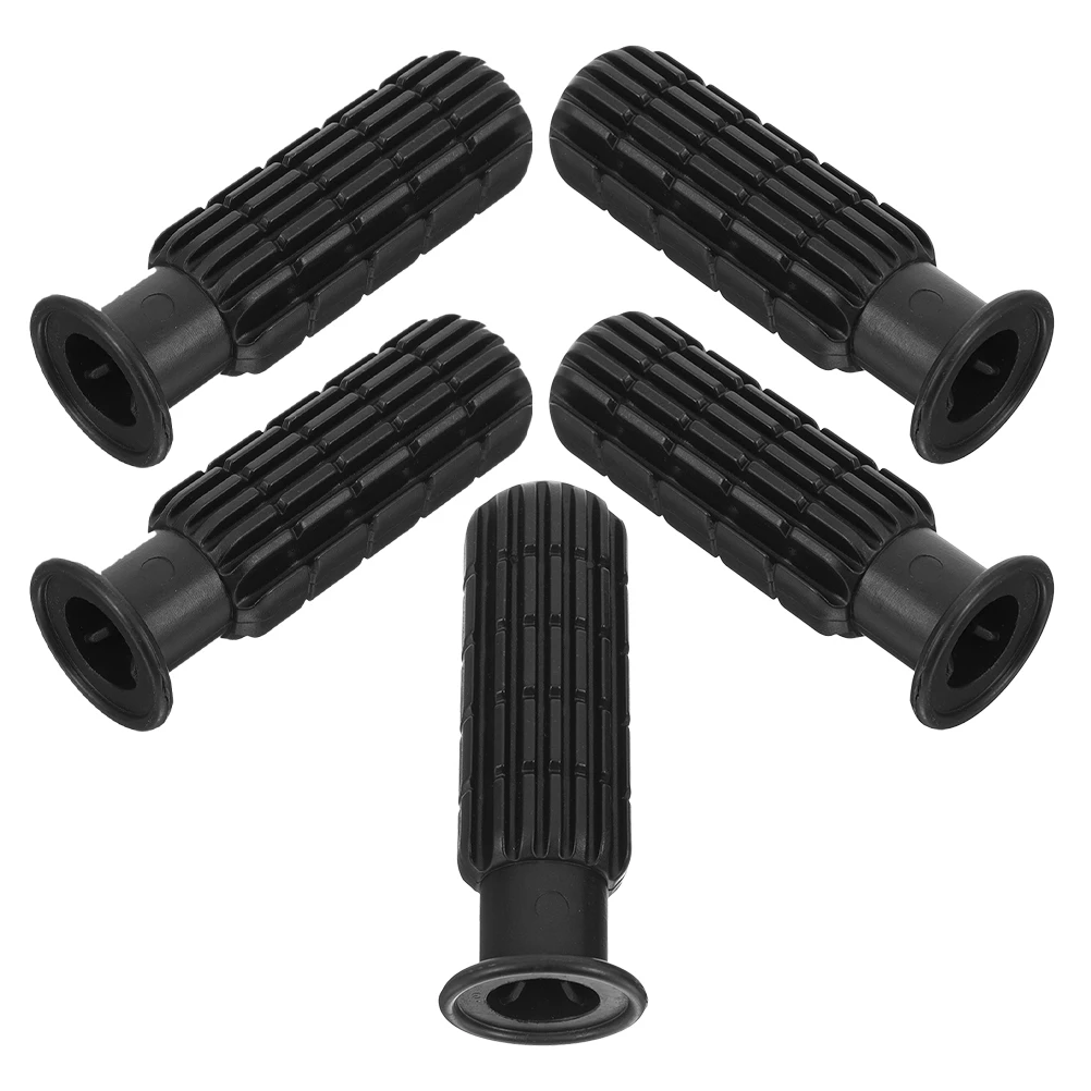 5pcs Foosball 테이블 핸들 데스크탑 축구 그립 플라스틱 교체 부품 미끄럼 방지 디자인 편안한 제어 팀