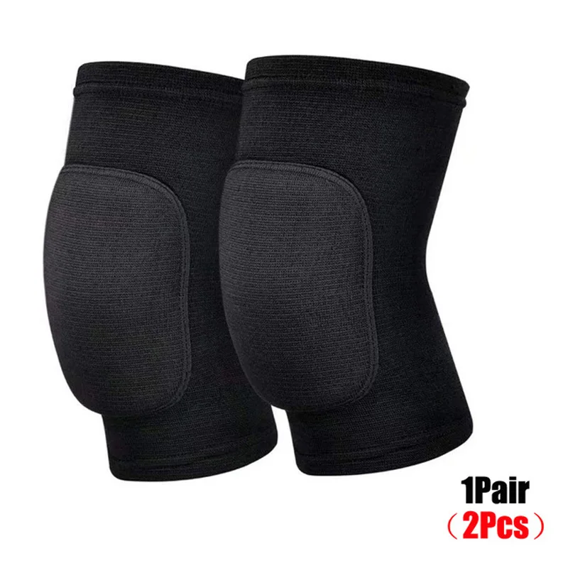 Elastic Sports Compression Knee Pads Knee Protector Thickened Sponge Support for Dancing roller volleyball Training Knees Brace