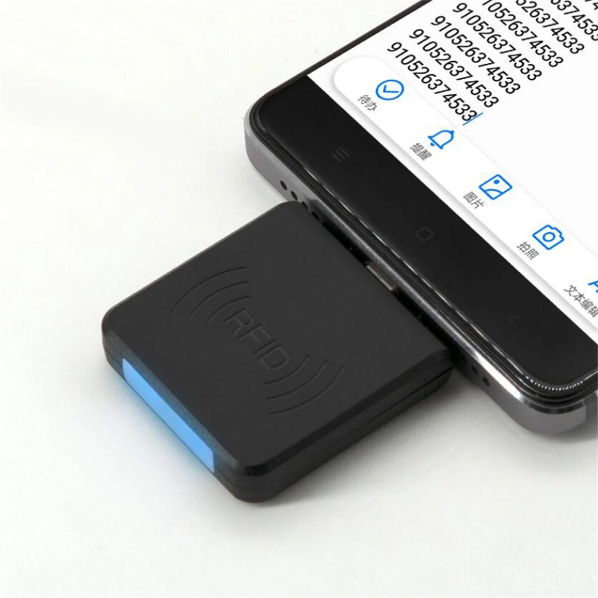 Retail! Mini Portable RFID ID Card Reader 125KHz USB Smart EM Card Reader for Win8 Android OTG Smart Phone Support Black