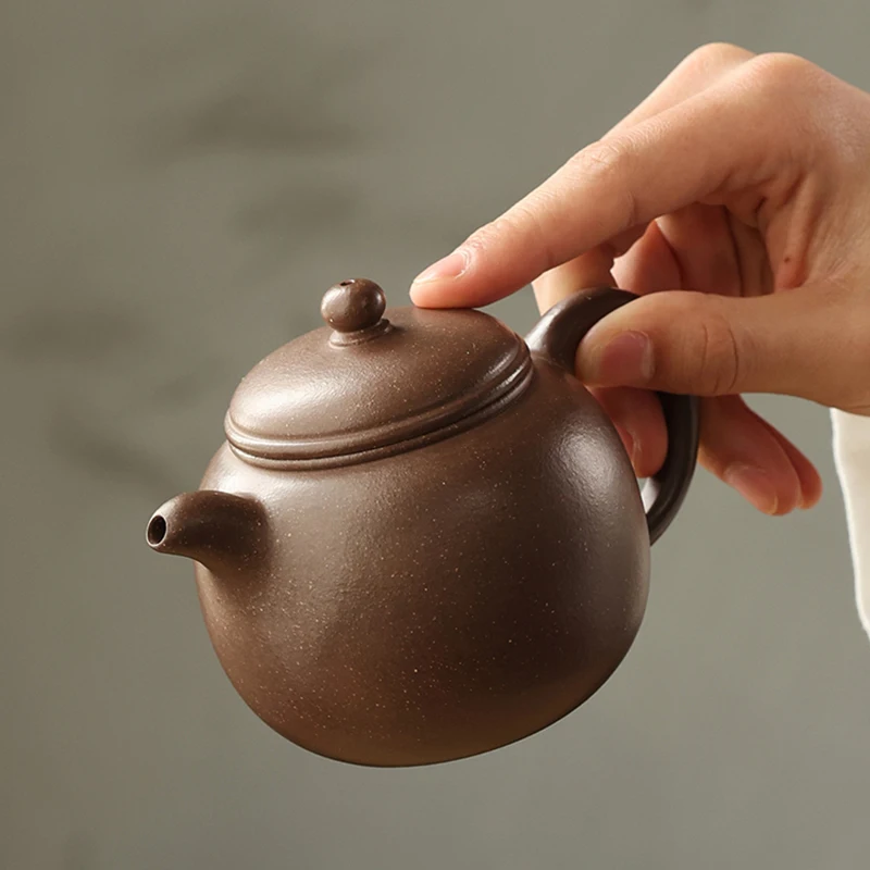 240ML Yixing Machining Purple Clay Teapot Paozun Tea Pot Chinese Tradition Teaware Oolong Pu\'re Tea Set Kung Fu Filter Kettle