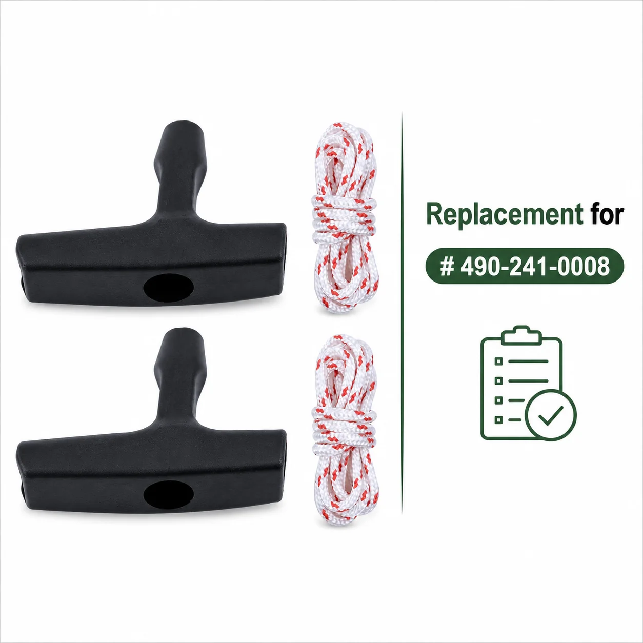 Starter Handle Grip Rope Kit For Stihl MS211 MS260 MS190T MS181 MS171 021 023 025 Chainsaw Trimmer, Fits Husqvarna Poulan Parts