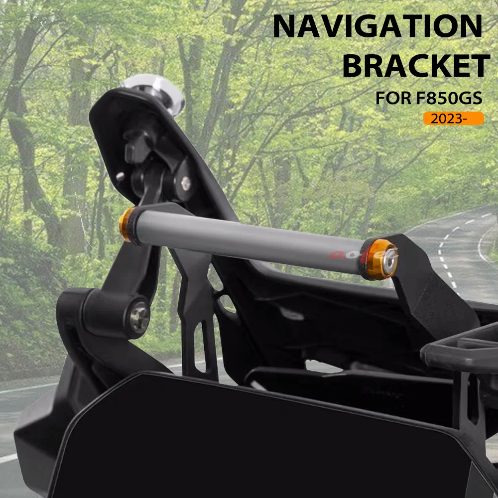 

New Wired charging For BMW F850GS 2023- Mobile Phone Navigation Bracket General F850 GS Motorcycle USB Wireless Charging