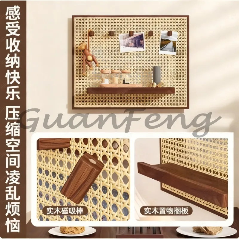 Fashion Rattan Vintage Meter Box Cover, Decorative Wall Art and Distribution Panel Decorative Switch Rack