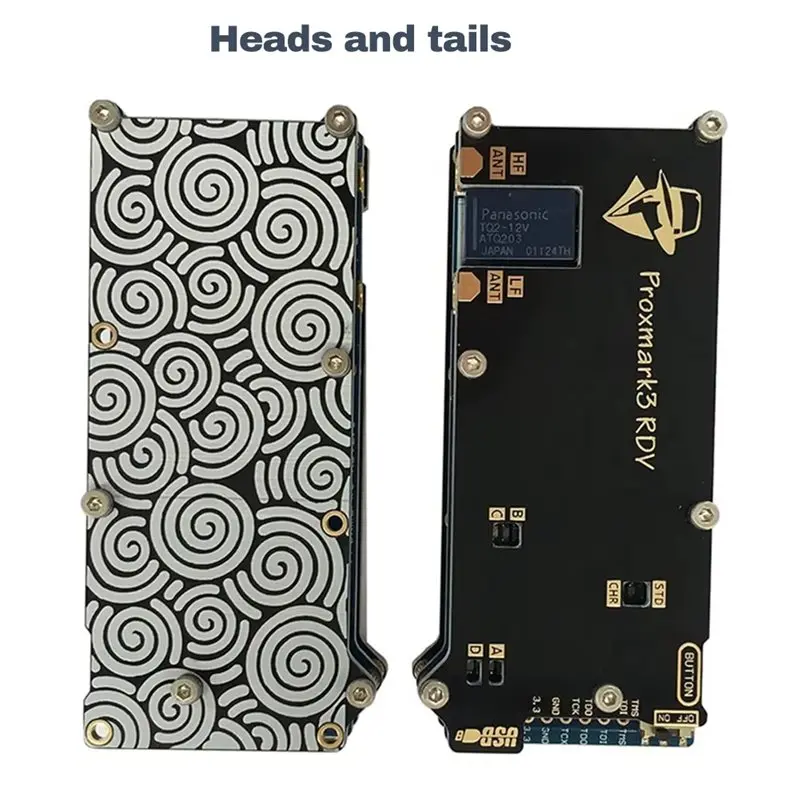 التكنولوجيا الجديدة PM3 DEV Proxmark3 ترقية 512K RDV2 الذاكرة NFC قارئ استنساخ RFID IC ID M1 مجموعة كاتب البطاقات Proxmark 3