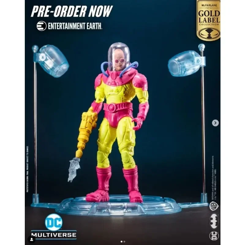 McFarlane DC figura de Anime Original Mister Freeze figuras de acción de juguete para niños regalo adornos de modelos coleccionables