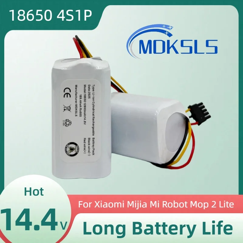 New Replacement Battery 260V-4S1P For Xiaomi Mijia Mi Sweeping Mopping Robot Vacuum Cleaner E10 E10c C103 Mop 2 Lite 9800mAh