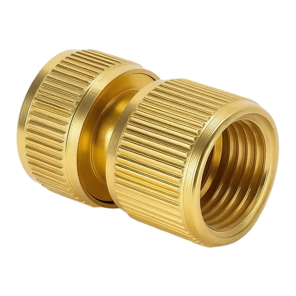 1/2 Inch Aluminum Hose Connector 4 Pack for 12mm Garden Hoses with Dimensional Accuracy and Functional Stability