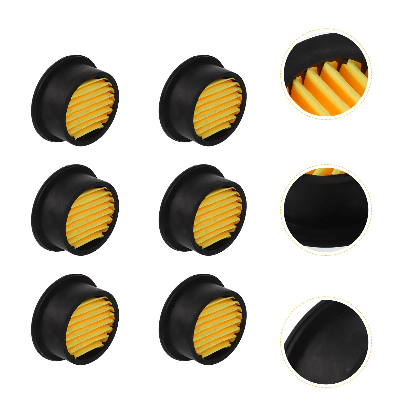10 Pcs Air Filter Elements Air Compressor Filter Filter Muffler Filter Air Intake Filter Pneumatic Parts Hardware