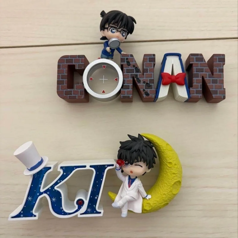 Re-ment Detective Conan Words Collection Blind Box Figures Anime Character Statues Kaito Kid Toru Amuro Gin For Anime Collectors