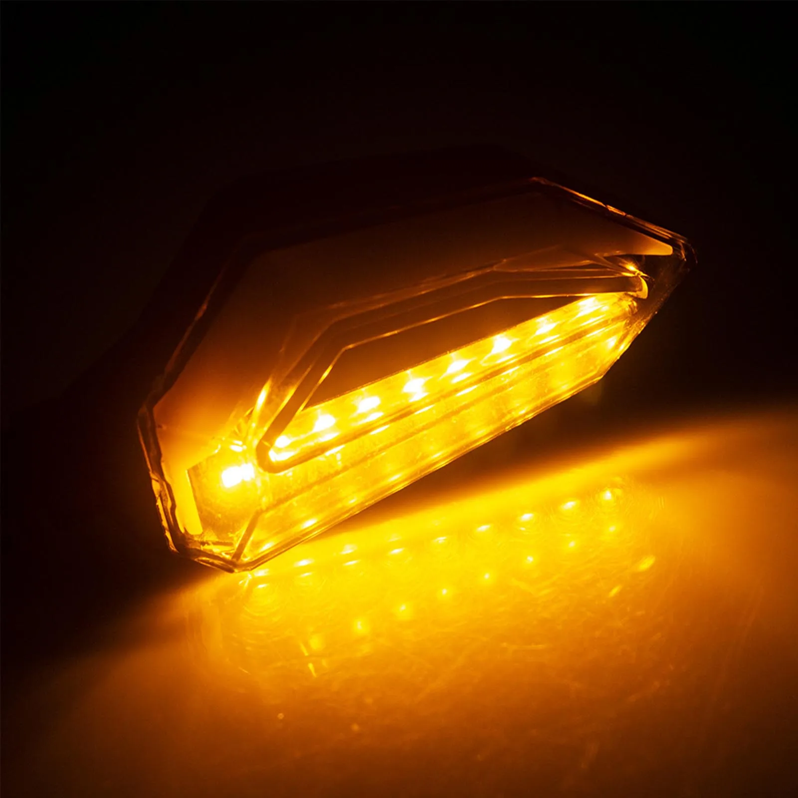 2 قطعة دراجة نارية مصباح إشارة الانعطاف LED ضوء DRL النهار تشغيل مؤشر ضوئي الوامض مصباح لكاواساكي BMW هايابوسا ياماها هوندا