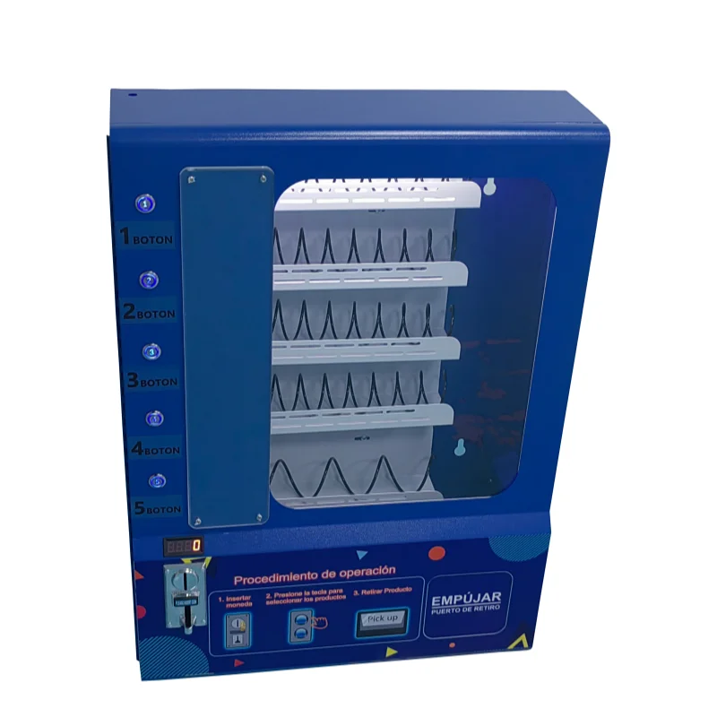 

Candy Chocolate Perfume Tissue Condom Vending Machine Wall Mounted Cheap Small Vending Machine for Drinks Snacks Cigarette