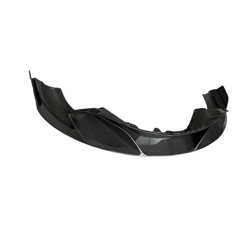 RYFT Style Dry Carbon Fiber New Front Lip Diffuser with Camera Hole for McLaren 720S 2015-2018 Car Front Bumper Diffuser