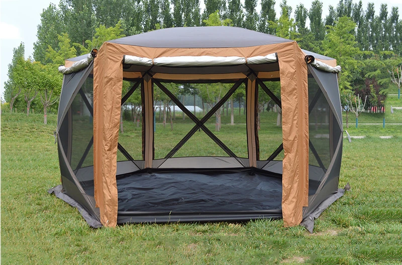 Screen house tent 6 side camping gazabo mesh tent