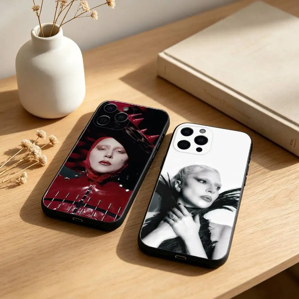 L-Lady G-Gaga Abracadabra Phone Case For iPhone 17,16,15,14,13,12,11 Plus,Pro,Max,Mini Silicone black Soft Cover
