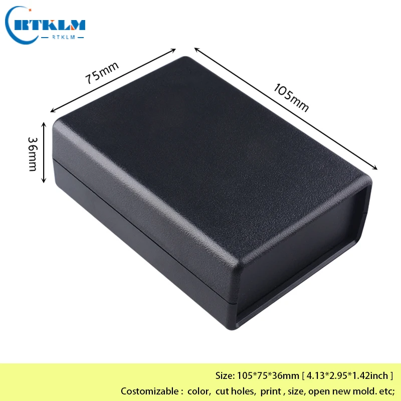 DIY electronic project box custom junction box electrical distribution box Plastic enclosure ABS Instrument case 105*75*36mm