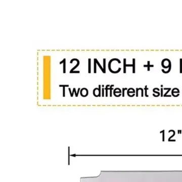 5Pcs Stainless Steel Reciprocating Saw For Blades 12 Inch 3TPI And 9 Inch 5TPI For Meat Bone Food Cutting Compatible With All Br