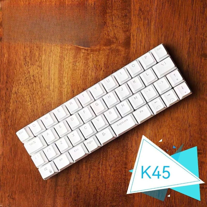 K45 Mechanical Keyboard Wired Single-mode Hot-swappable Customized 40%layout Ergonomic Mini Mechanical Keyboard Aluminum VIAL