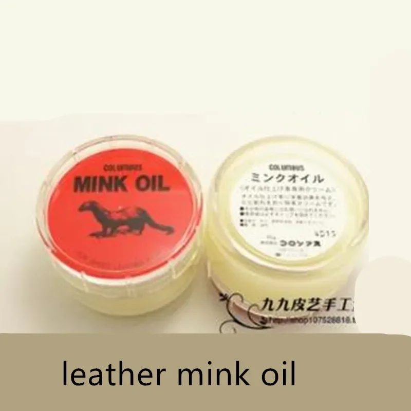 Mink Oil Cream Handmade Leather Leather Weasel COLUMBUS Import Columbo Mink Weasel Fat Cream