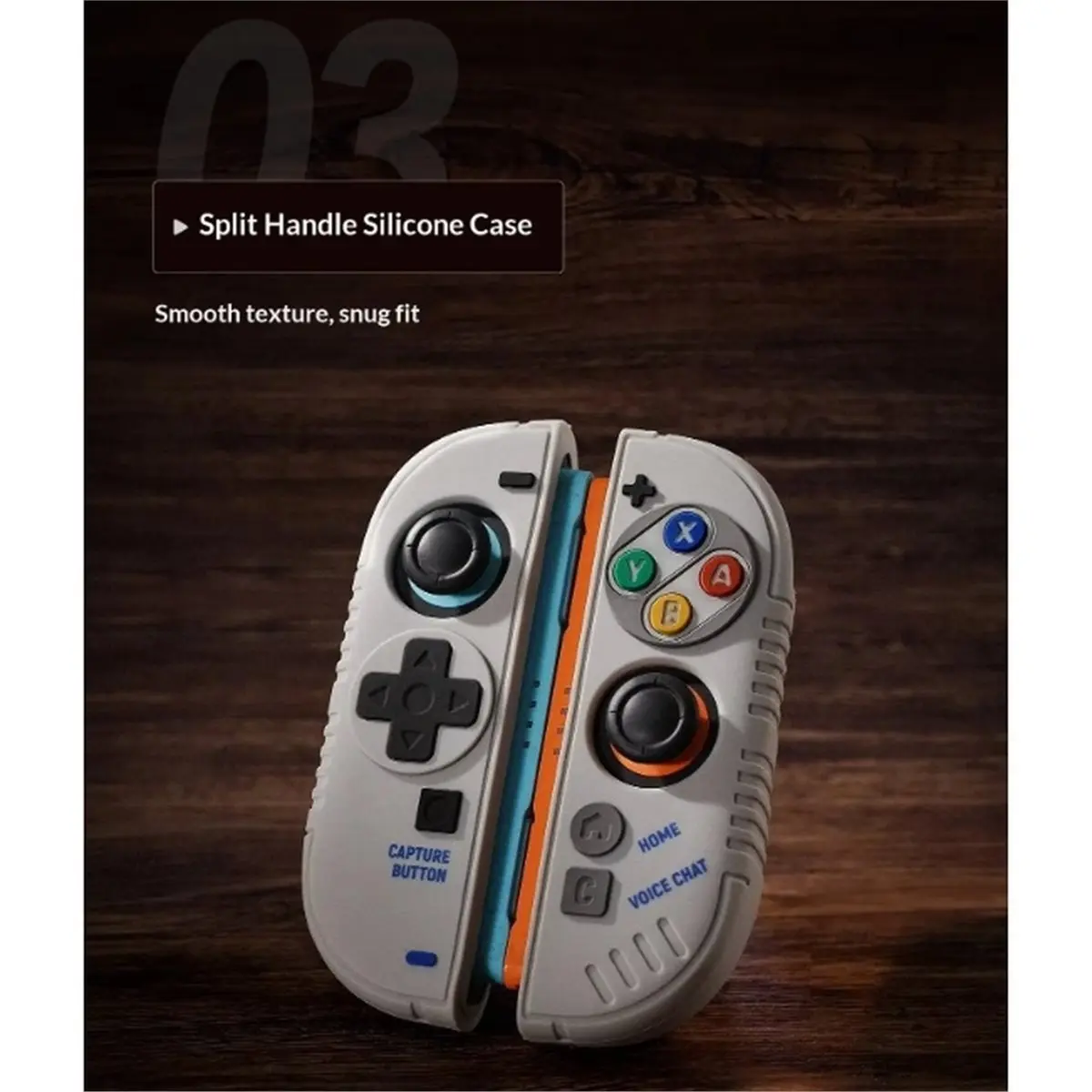 For Switch 2 Case Hard Protection Case Console Silicone Grip Protective Cover for 2 Controlle