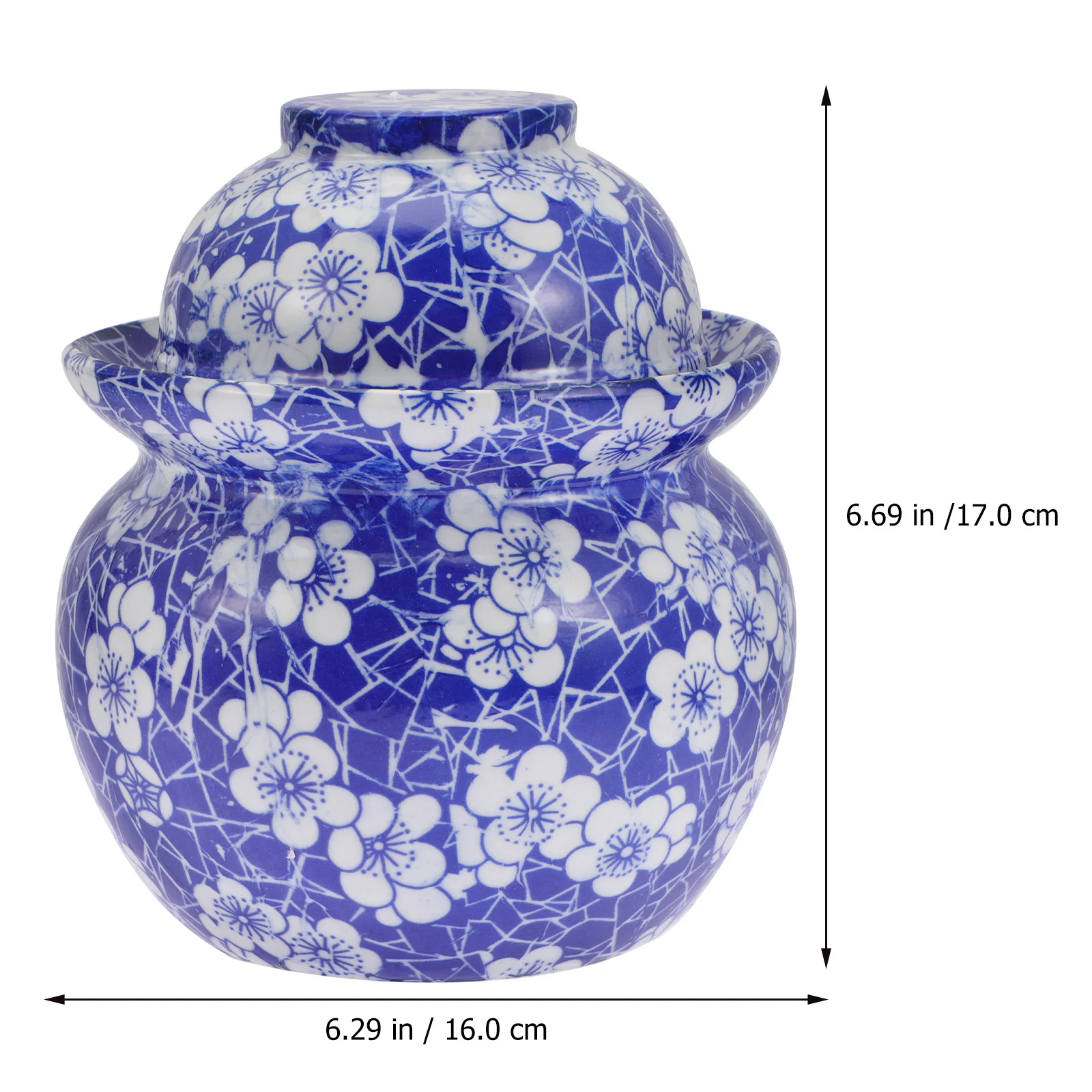 

Fermenting Jar Storage Jars Small Kimchi Container Pickle Chinese Ceramic Bottle Porcelain