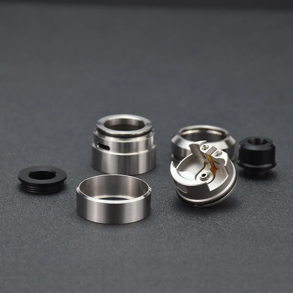 Wolfcoolvape Daywon V2 RDA 22mm MTL Single Coil Rebuildable Atomizer Squonk BF Pin Dripper Tank for Vape Box Mods