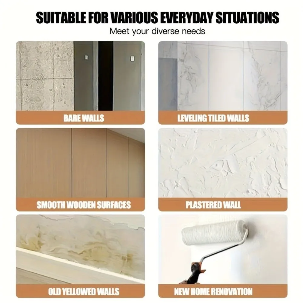 Self-Adhesive Vinyl Wallpaper 3 Meters×40cm Thickened Foam Wall Panels Concrete Texture Interior Decor Waterproof Wall Stickers