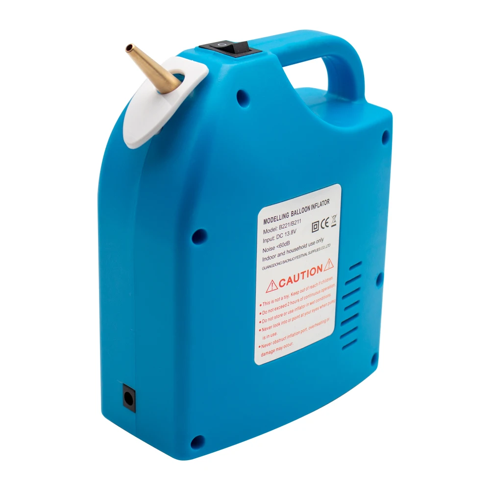 ชาร์จยาวบอลลูน Air Inflator แบบพกพาไร้สายบอลลูนปั๊ม DC 12V Y