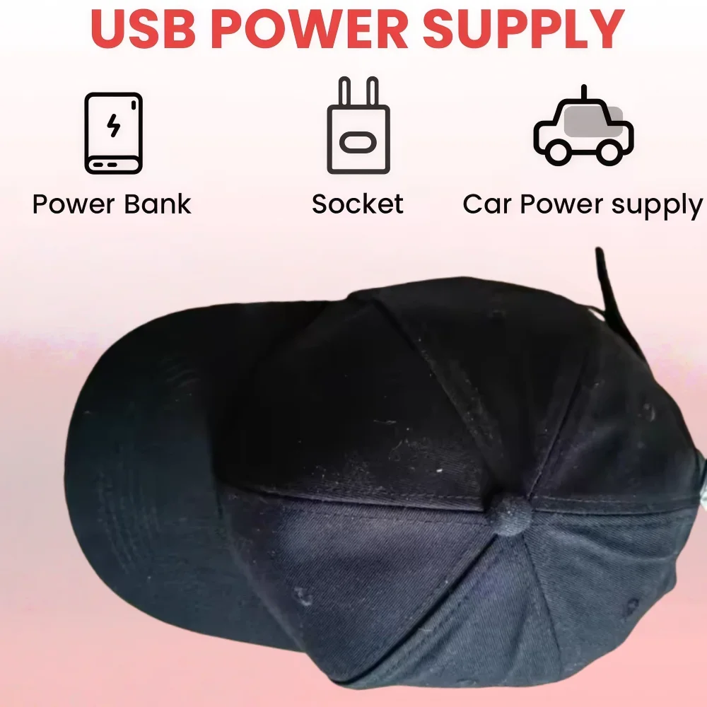 

650 нм LLLT терапевтическая шапочка для волос с красным светом, зарядка через USB для быстрого роста волос и массажа кожи головы против выпадения волос