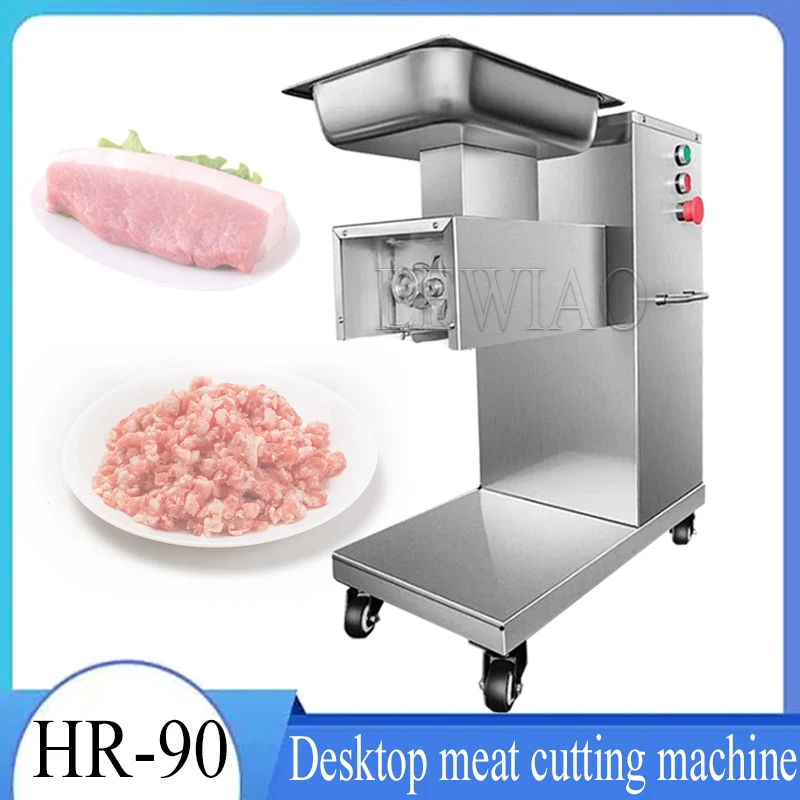 

New Multi Function Desktop Meat Cutter Fast Meat Slicer Electric Commercial Stainless Steel Vegetable Cutter Machine