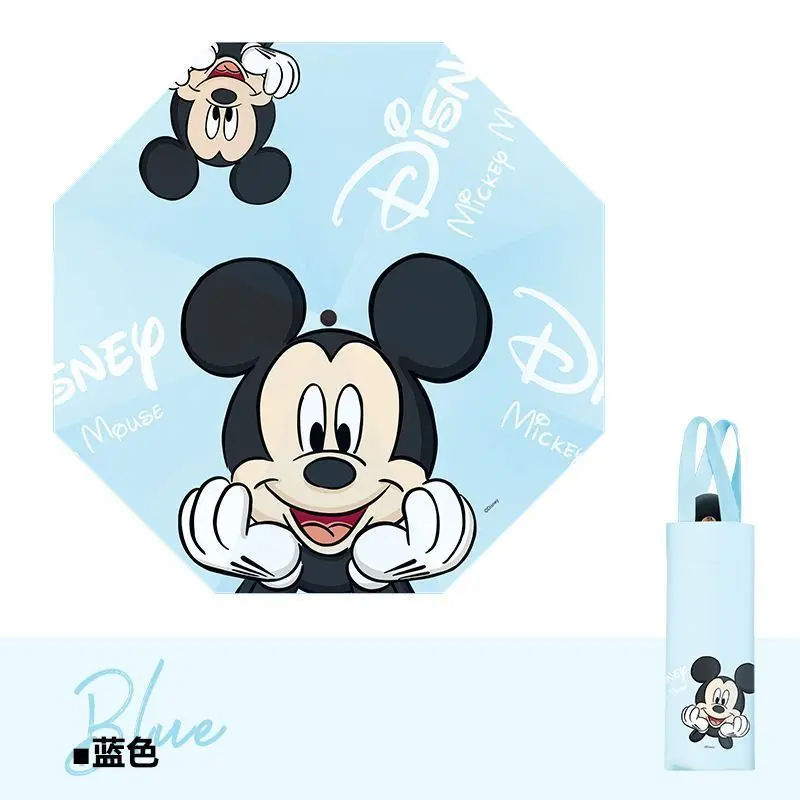 Disney-Ponto Conjunto Guarda-chuva, Sombrinha, Proteção UV, Vinil, Miniso