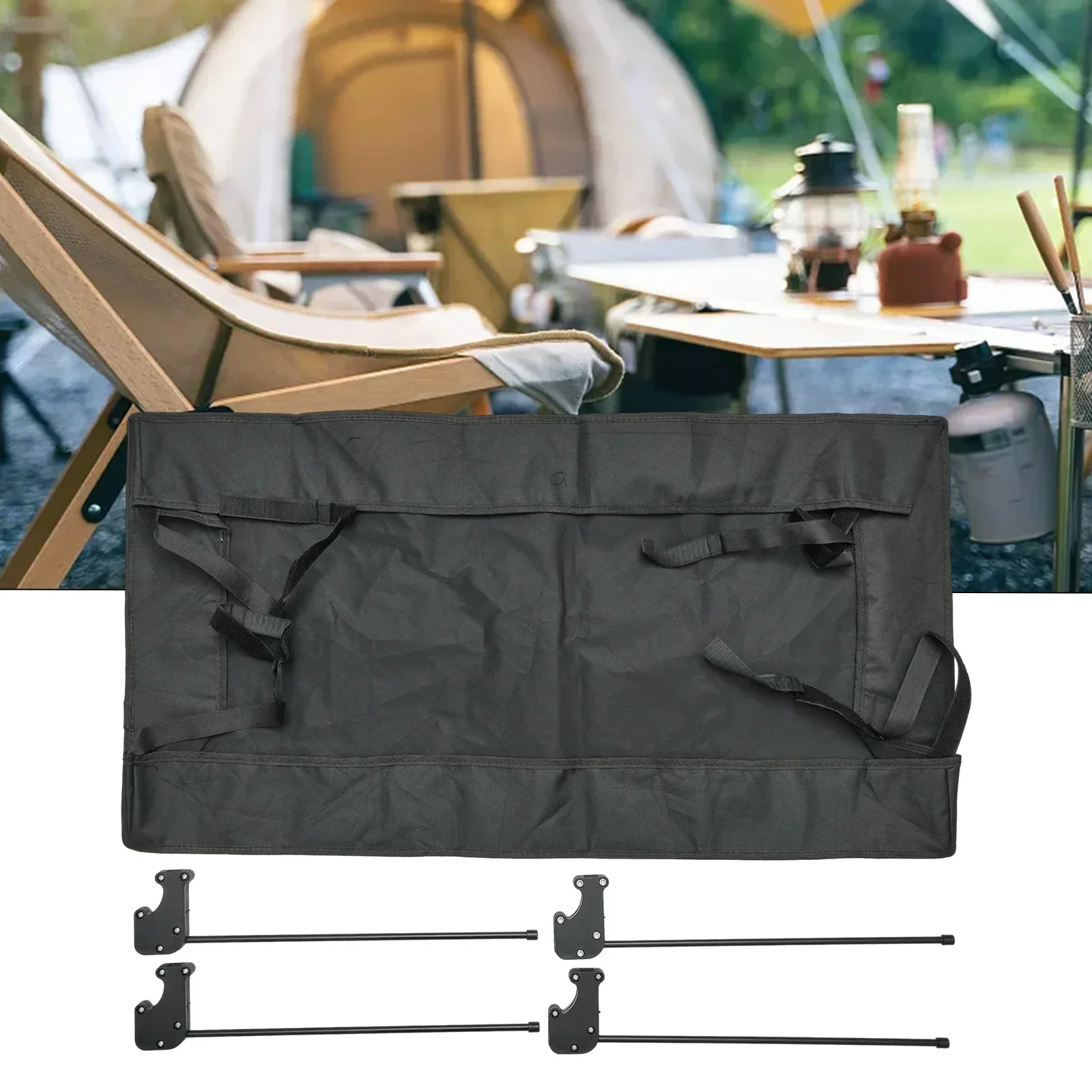 Wagon Attachment Trolley Cart Sun Shade Cover Canopy Camping VERSATILE WATER-RESISTANT Easy To Use Garden Cart OXFORD CLOTH