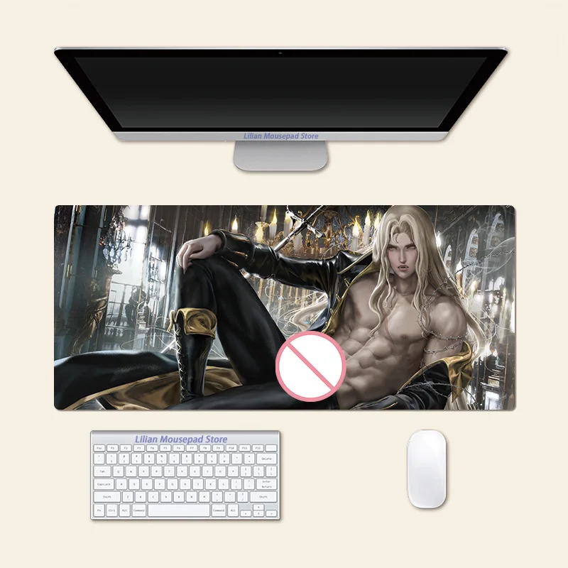 Adrian Fahrenheit Tepes Anime Large Mouse Pad PlayMat Office Mousepad Game Creative Desk Gaming Mat