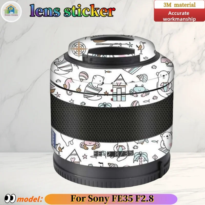 

FE35F2.8 For Sony FE35 F2.8 Camera lens sticker, DIY skin, Precision tailoring wear-resistant protective film