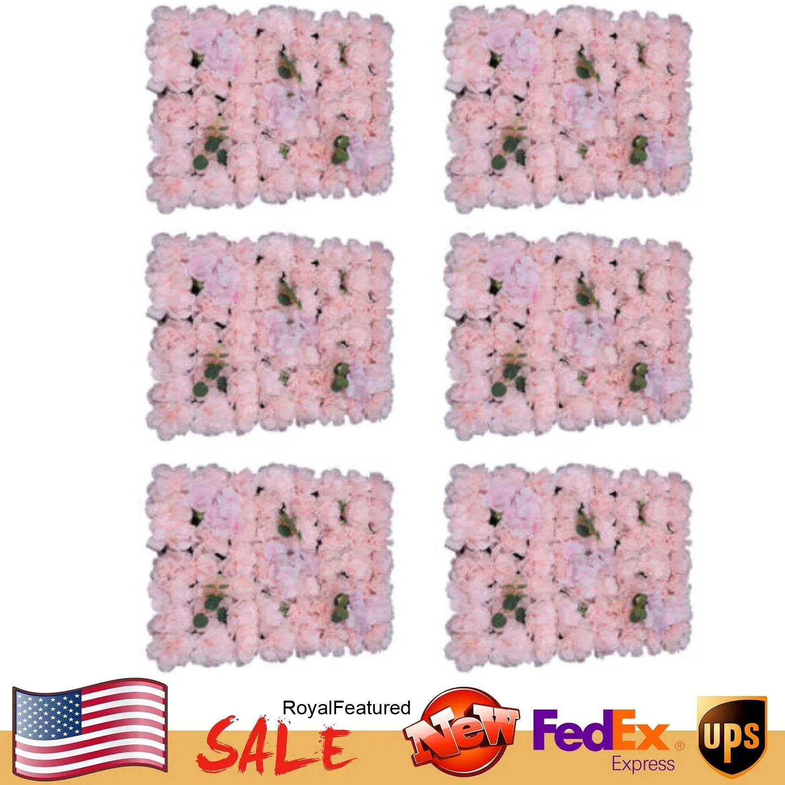 

6шт 24 "X 16" каждой панель 3D цветок гортензии фото украшение стены для свадьбы