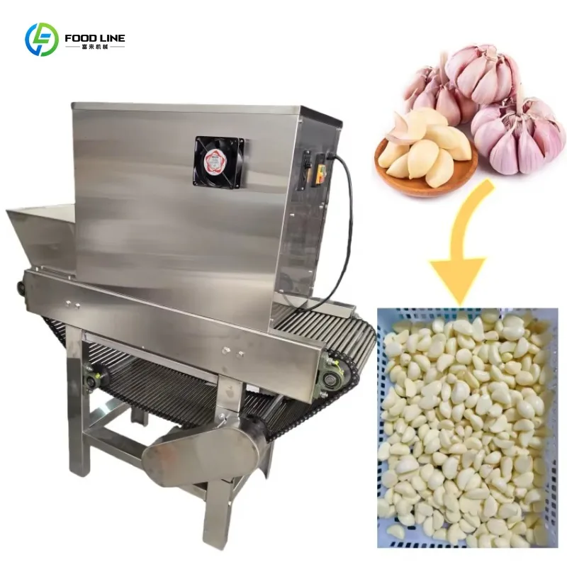 Customized Pneumatic Non-destructive Garlic Peeler Stainless Steel Single Purple Garlic Peeling Machine For Food Processing
