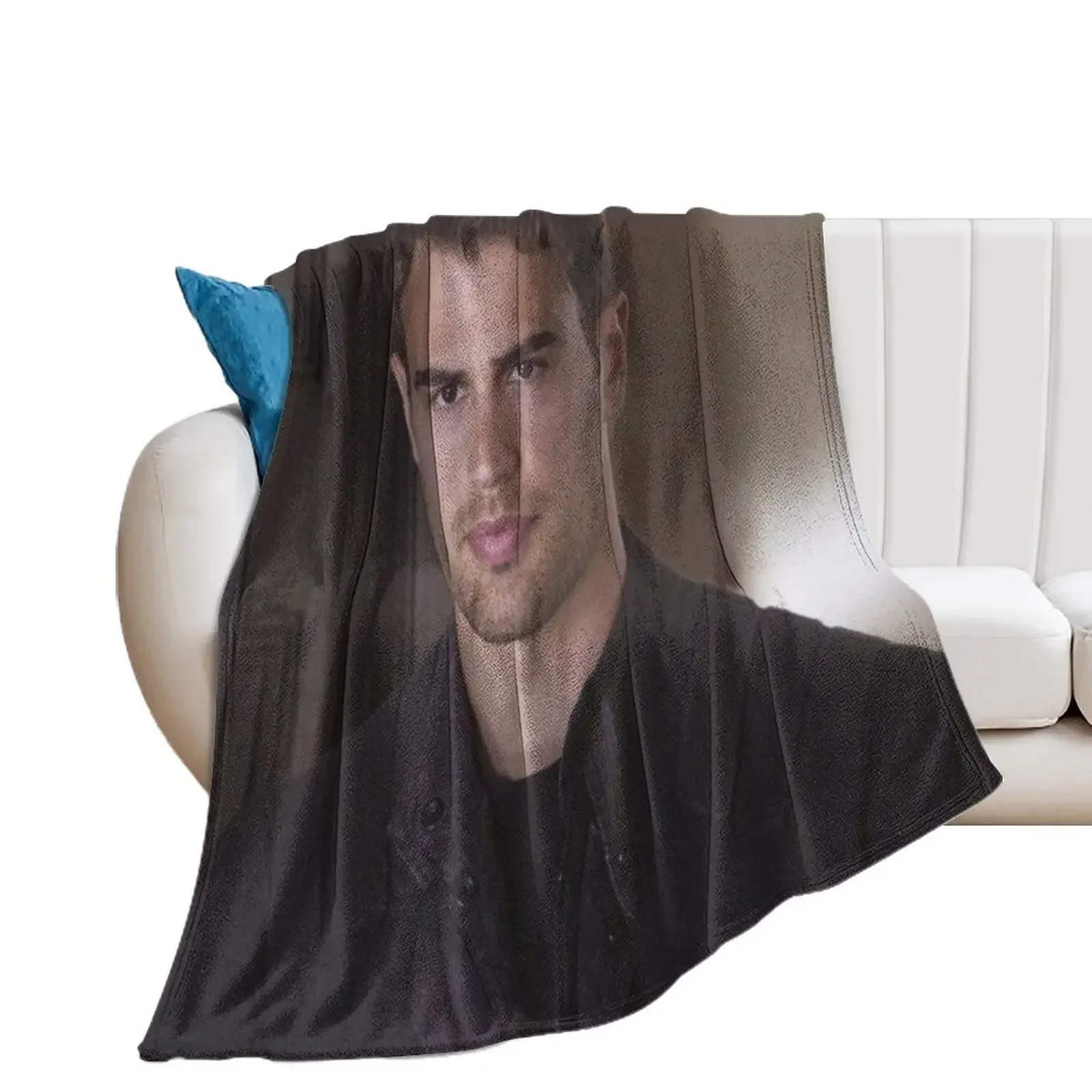 

theo james Throw Blanket Extra Large Throw Sofa manga Blankets