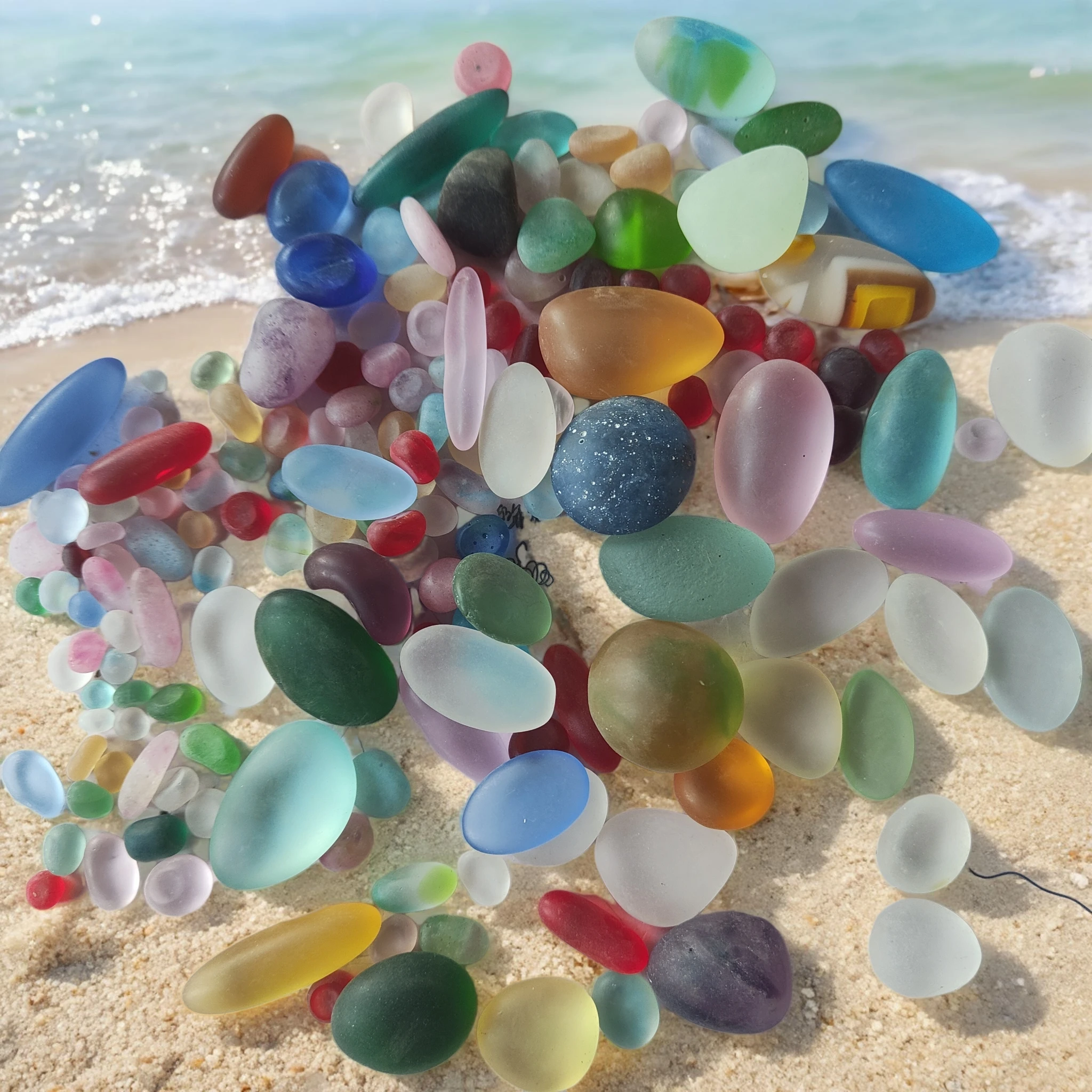 

Морские стеклянные камни для декора аквариумов, материалы для рукоделия, наклейки, камни для рисования